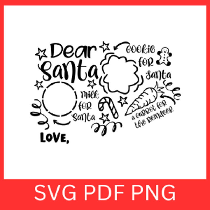 Dear Santa Svg Christmas Svg Christmas Vibes Svg Santa Svg Funny Christmas Svg Christmas Clipart Sv 0
