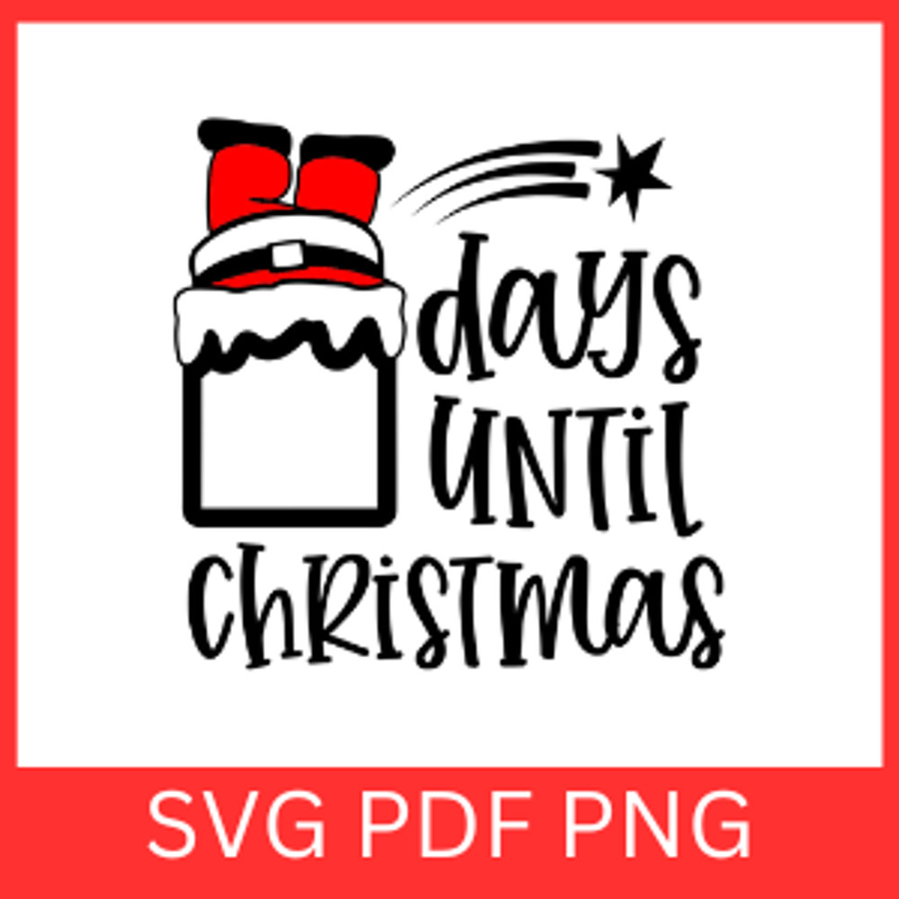 Days Until Christmas SVG Christmas SVG Christmas CountdownChristmas Elf Svg Christmas Days SvgChris 0