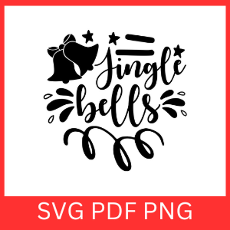 Holiday Bells SVG Jingle Bells SVG Christmas Bells SVGBells SvgJingle Bells Clipart Svg Sleigh Bell 0