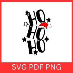 hohoho svg, christmas hohoho svg, santa hat svg,santa hat svg, christmas vibes svg, ho ho ho santa hat svg