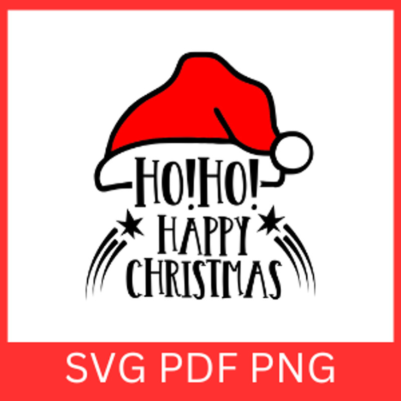 Hoho Happy Christmas Svg Happy Christmas SvgChristmas Wishes SvgHappy Holidays SvgChristmas Cheer S 0