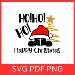 hohoho happy christmas svg, ho ho ho svg, santa svg, christmas svg, christmas kids svg,merry christmas svg,happy holiday