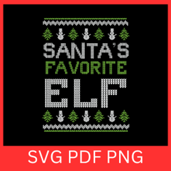 santa's favourite elf svg,christmas svg, christmas quotes svg, santa svg, christmas tree svg, christmas elf svg, elf svg
