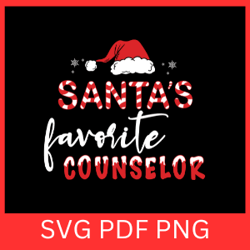 santa's favourite counselor svg, counselor santa svg, christmas counselor svg, favourite counselor svg, counselor svg