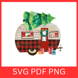 christmas camper svg, merry christmas camper svg, christmas tree svg,red christmas truck svg,christmas buffalo plaid svg