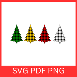 plaid christmas tree designs svg, christmas tree svg, christmas png, merry christmas clipart,leopard christmas tree svg