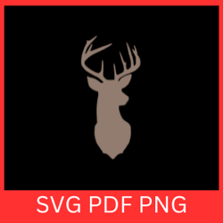 silhouette reindeer svg, reindeer svg cricut, deer svg, deer silhouette svg, deer clipart svg,reindeer face christmas