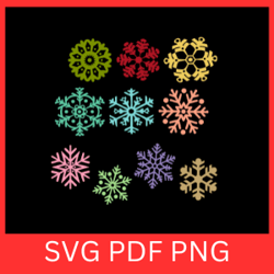 colour snowflake svg, colourful snowflakes svg, snowflake svg, snowflake clipart, freeze clipart svg, christmas svg