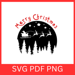 merry christmas pine tree forest svg, christmas tree svg, pine tree png, tree silhouette svg,nature svg,holiday tree svg