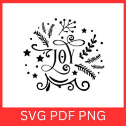 joy svg, joy word svg, joy stylish word text svg, text svg, stylized text svg, word svg, one word svg, christmas svg