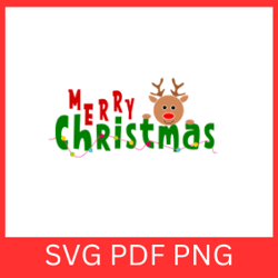 cute reindeer svg, merry christmas svg, merry christmas saying svg, christmas clip art svg, cute reindeer svg,christmas