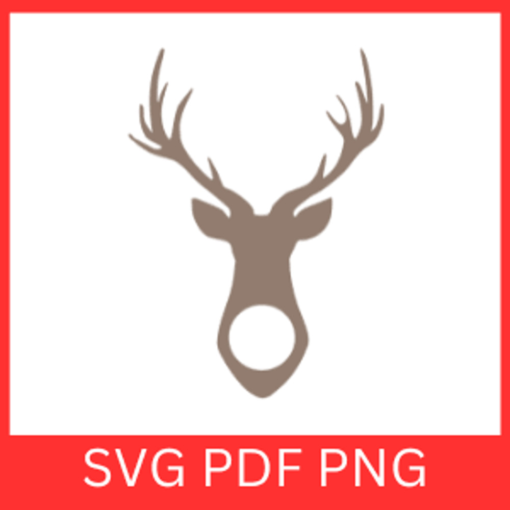 Reindeer Svg Reindeer Head Svg Merry Christmas Svg Deer Antler SvgAnimals Svg ReindeerSvg Reindeer 0