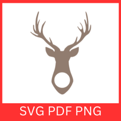 reindeer svg, reindeer head svg, merry christmas svg, deer antler svg,animals svg, reindeersvg, reindeer silhouette svg