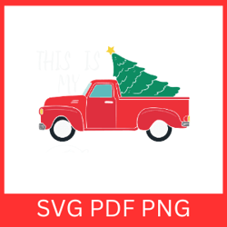 christmas tree truck clip art svg, christmas truck & tree svg, farm truck svg,christmas pine tree svg,christmas tree svg
