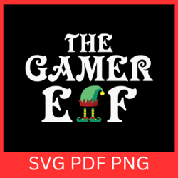 the gamer elf svg, elf svg, gamer elf svg, christmas elf svg, cute christmas elf svg, xmas svg, christmas gaming svg
