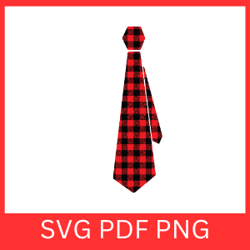 buffalo plaid tie svg,t ie svg, buffalo plaid svg, christmas svg, red black buffalo plaid christmas, svg, necktie svg