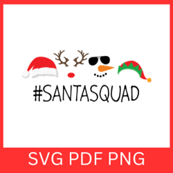 santa squad svg, christmas svg, cute christmas svg, merry christmas svg, funny christmas svg,santa claus svg, santa crew