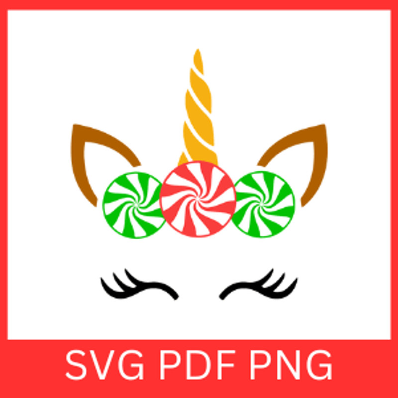 Christmas Unicorn Svg Candy Unicorn Svg Christmas SvgUnicorn SVG Unicorn Head Svg Unicorn ClipArt S 0