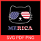 Cat Merica Svg Meowica Svg Cute Cat 4th Of July Svg Fourth Of July Svg Patriotic Svg American Flag  0