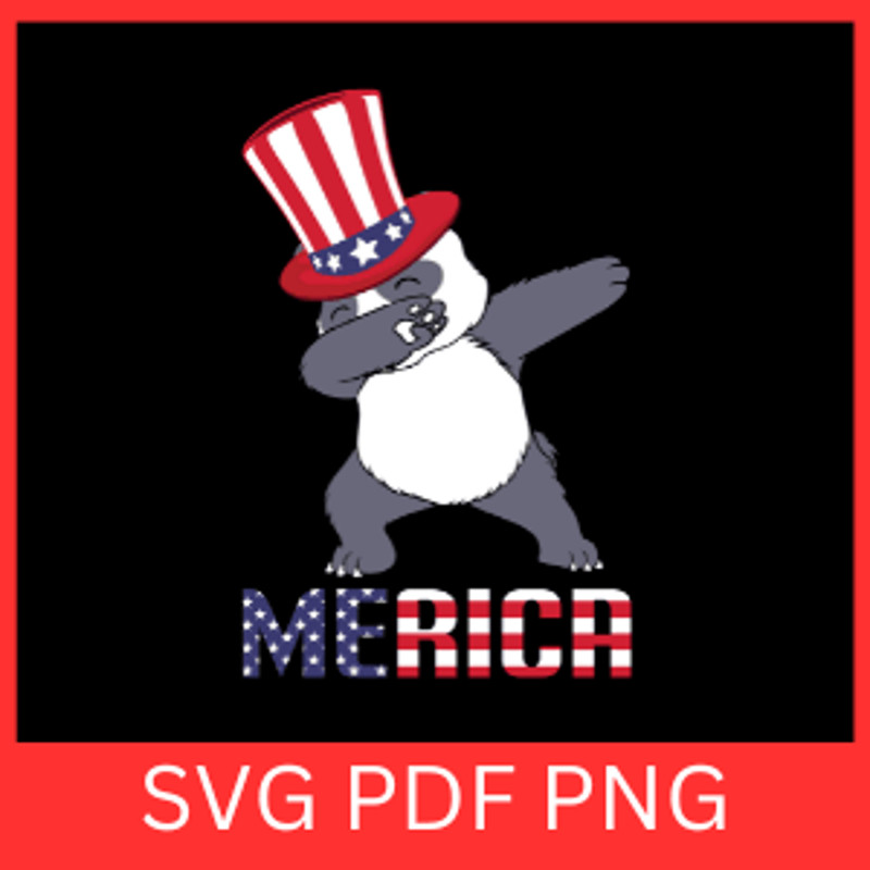 Panda Svg Panda Dabbing Svg Dabbing Panda Svg Panda Animal Svg Panda Cute Svg Panda Merica Svg Pand 0