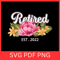 Retired Svg Retired Life Svg Retirement Svg Hello Retirement Svg Retired Clipart Summer Retired Svg 0