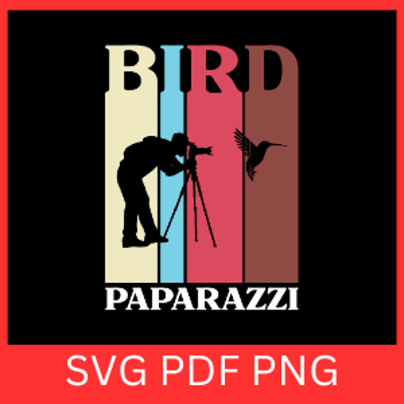 Bird Paparazzi SvgPhotographer Svg Paparazzi Clipart Svg Journalist Vector Photography Svg Camera V 0