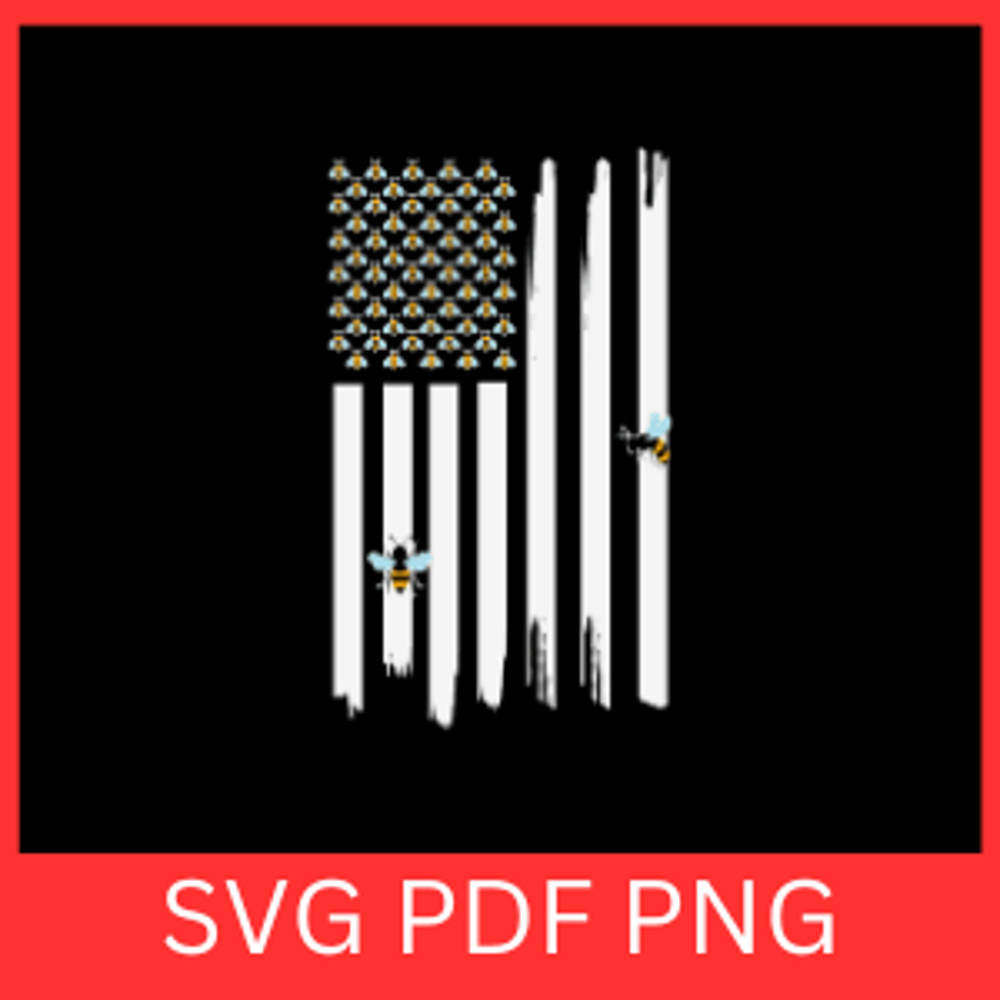 Beekeeper Svg Im A Beekeeper Svg American Flag Beekeeping Svg Flying Bee Svg Honey Bee Svg Bumblebe 0