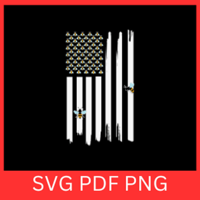 Beekeeper Svg Im A Beekeeper Svg American Flag Beekeeping Svg Flying Bee Svg Honey Bee Svg Bumblebe 0