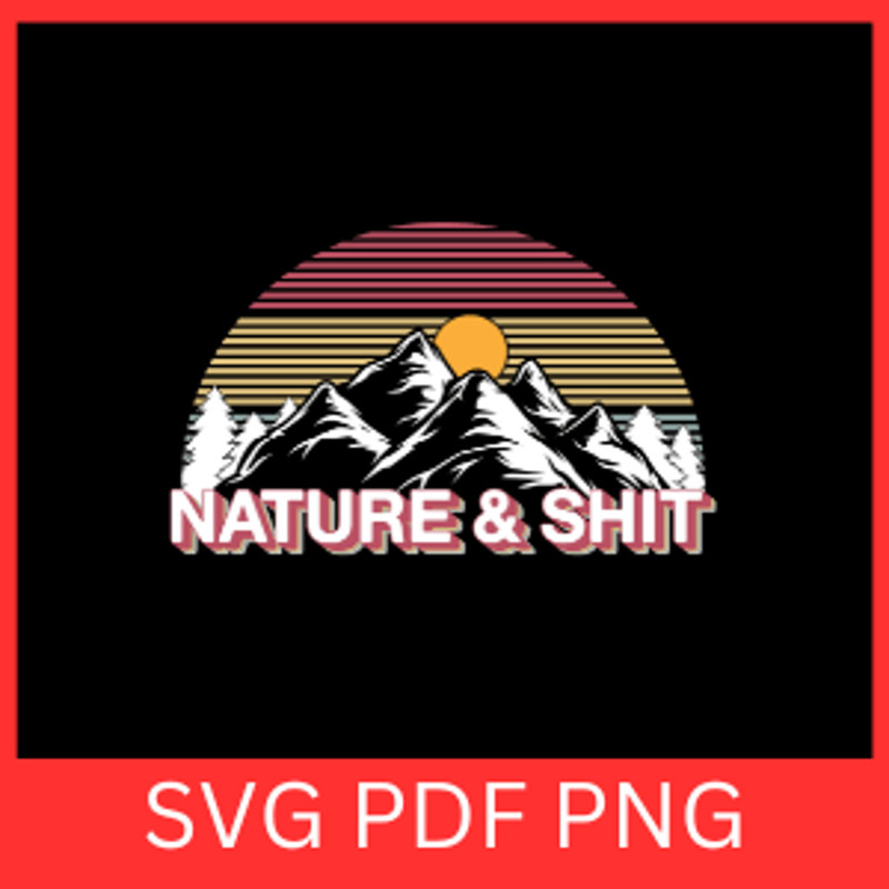 Nature And Shit SvgLandscape Svg Forest Svg Adventure Svg Nature Scene SvgForest Scene Svg 0