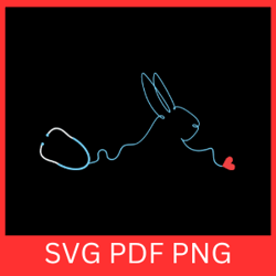 easter nurse stethoscope svg, easter stethoscope svg, easter svg, rabbit svg, bunny rabbit svg, easter medical svg
