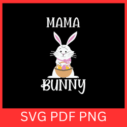 mama bunny svg, baby bunny svg, easter svg, cute bunny svg, rabbit svg, easter animals svg, happy easter svg