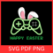 Happy Easter Svg Easter Bunny Svg Bunny Ears Svg Easter Kids Svg Easter Bunny Gamer Svg 0