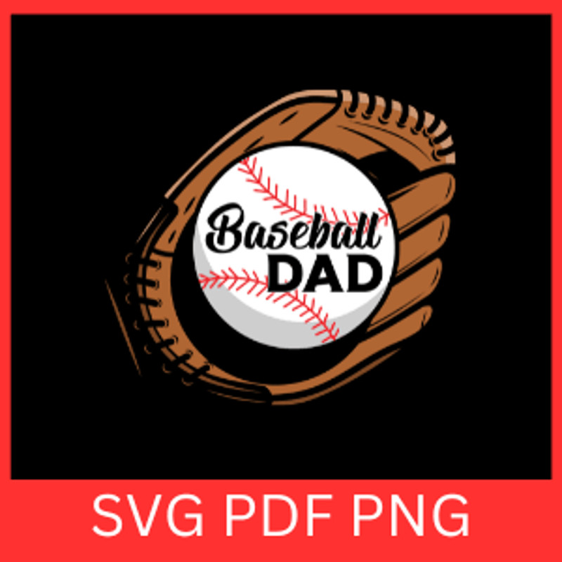 Baseball Dad Svg Baseball Svg Baseball Daddy Svg Sports Dad Svg Dad Svg Father Day SVG Daddy Svg Da 0