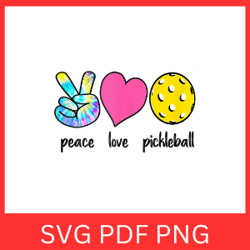 peace love pickleball svg,peace svg, love svg, pickleball lovers svg, pickleball heartbeat svg, pickleball clipart svg
