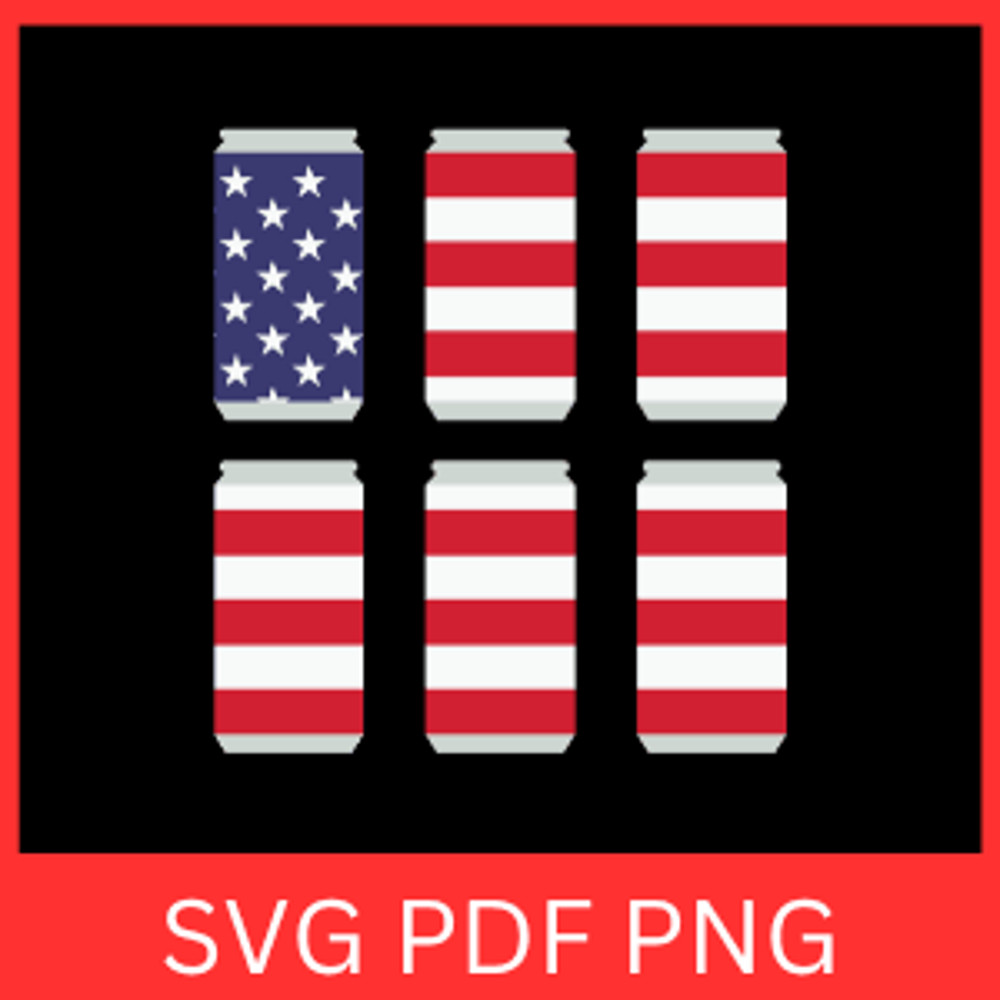 Patriotic Beer Can Svg 4Th Of July Svg America Beer Svg Democracy Svg Independence Day Svg Aluminum 0