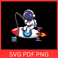 astronaut fishing svg, astronaut rocket svg, fishing svg, spaceman svg, astronaut holding bass, bass fishing, space svg