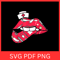Nurse Biting Lip Sexy Nursing ICU Svg Nurse Cap Svg Lips Svg Mouth Svg Plump Lips Svg ICU Nurse Svg 0