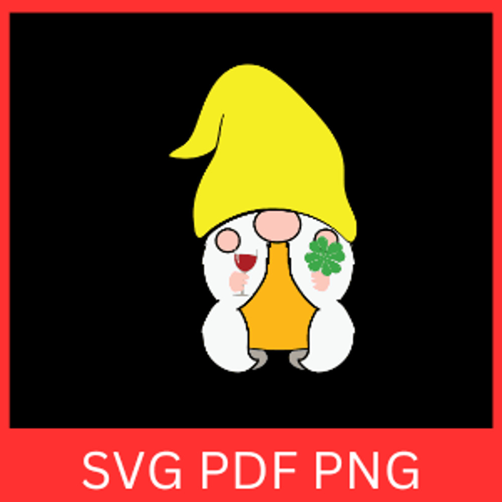 Cute Yellow Gnome Clipart Svg Cute Gnome Svg Spring Gnome Svg Gnome Svg Spring SvgClover SvgGnome H 0