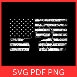 bow hunting deer hunting archer american flag svg, distressed american flag svg, hunting svg, deer svg, hunting clipart