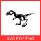 Dinosaur Black White Vector SvgDinosaur SVG Dino Silhouette Illustration Svg Animals Svg Dinosaur C 0