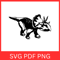 Black Triceratops Silhouette Svg Dinosaur Vector SVG Dinosaur SVG Dinosaur Silhouette Svg TRex Dino 0