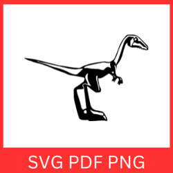 compsognathus dinosaur svg, dinosaur svg, prehistoric animal svg, compsognathus dinosaur silhouette svg