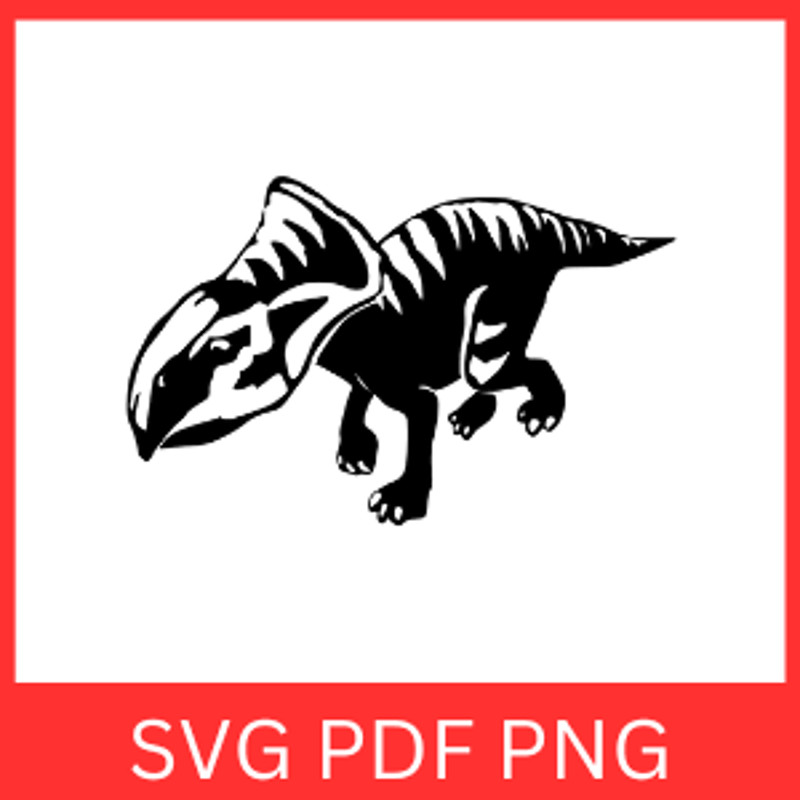 Hadrosauridae Svg Hadrosauridae Dinosaur Silhouette Svg Dinosaur Clipart Svg Dinosaur Design Svg Bl 0