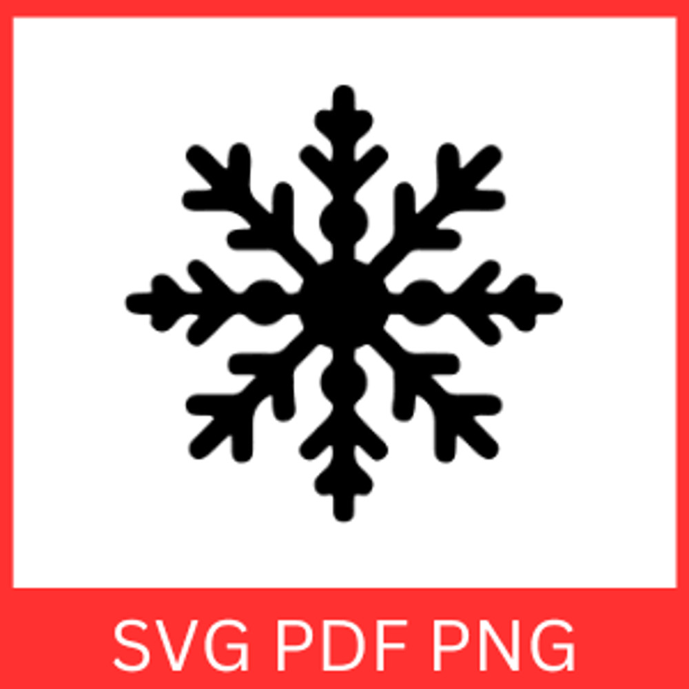 Snowflake SVG Winter SVG Vector Snowflake Svg Snowflake Clipart Svg Flake Winter Svg Christmas Svg 0