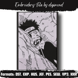 Obito Crying Embroidery Embroidery File 4 size , anime  Sins Machine Embroidery Designs, Embroidery