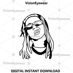 lil wayne hip hop svg, lil wayne clipart, lilwayne svg, perfect for cricut, celebrities svg, png