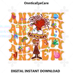 anxiety svg, inside out 2 svg, inside out anxiety svg, inside out characters svg, pixar inside out svg, inside out emoti