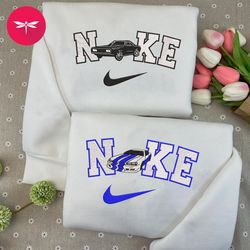 dominic toretto brian fast and furious nike embroidered sweatshirt, nike couple crewneck embroidered, trending cart cp31