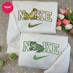 Nike Valentine The Princess Embroidered Hoodie, Valentine Nike Embroidered Sweater, The Princess and the Frog NK06