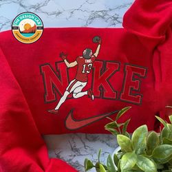 Nike NFL Mike Evans Embroidered Hoodie, Nike NFL Embroidered Sweatshirt, NFL Embroidered Football, NK07G Shirt
